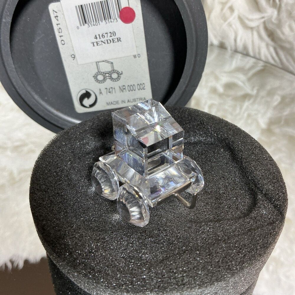 Swarovski Crystal Figurine Train Tender 7471 002 + NIB + Certificate + 416720